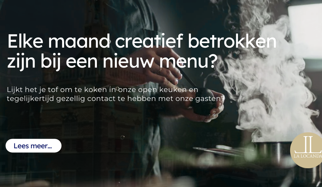 Kok gezocht (per maart 2026)